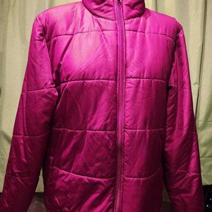 Woman's Pink Champion Puffer Jacket XL